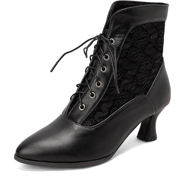 Amazon.com: Funtasma Women's Victorian-03 Boot, Black Polyurethane